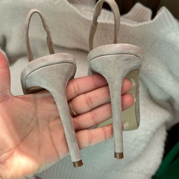 Charles David WOMEN'S REELING SLINGBACK PUMPS IN TRUFFLE size 9.5 - Picture 3 of 5